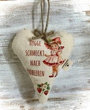 Stoffherz hänger - stoffherz,