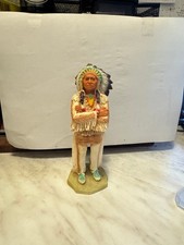 Castagna Indianerfigur Sioux Häuptling Medizinmann  H 15 cm 