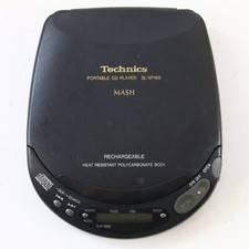 Tragbarer CD Player Technics SL-XP165 Gebraucht Funktionsfähig schwarz