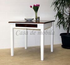 Esstisch 85x85 zweifarbig