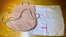 BREE Umhängetasche, Ledertasche "Brigitte 9" Light Pink (Hellrosa)