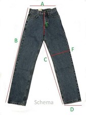 55087 Damen 3/4 Hose Jeans