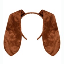 LANGE HUNDE OHREN HAARREIF Karneval Fasching Party Fest Tier Kostüm Zubehör 2331