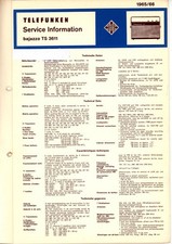 TELEFUNKEN Service Manual für
