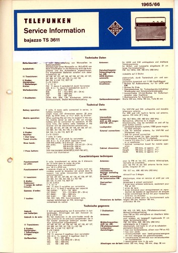 Telefunken service manual für - telefunken,
