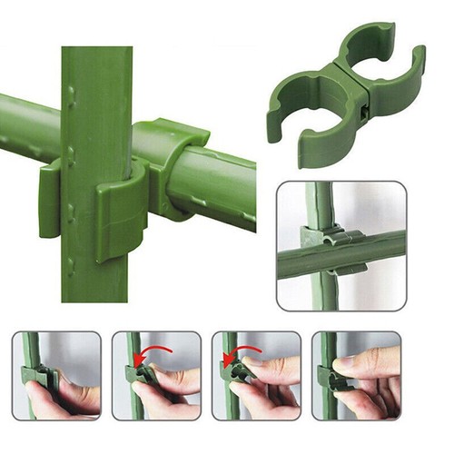 50stk clips für pflanzstab - clips,