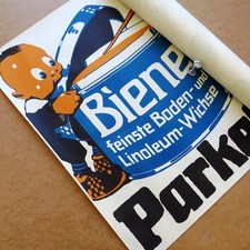 PARKET-BIENE Antikes Plakat