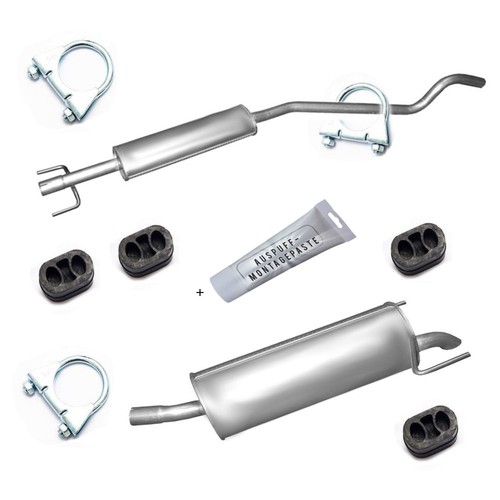 Auspuff mitteltopf endtopf - auspuff,