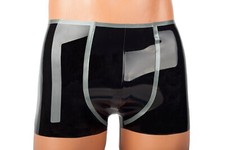 Latex Herren Shorts, Retro