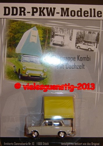 Ddr pkw modell trabant mit - modell,