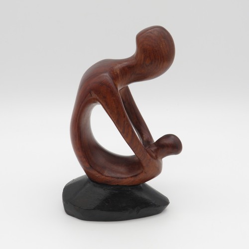 Vintage holzfigur frau - vintage,