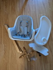 Baby/ Kindhochstuhl Kinderhochstuhl Mit Tisch Und Kissen Holz Und Kunststoff