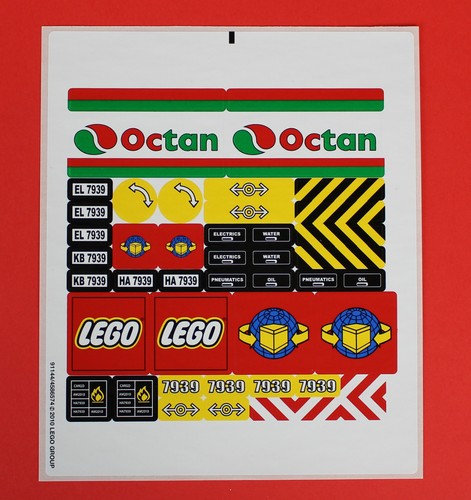 Lego aufkleber für 7939 - lego,