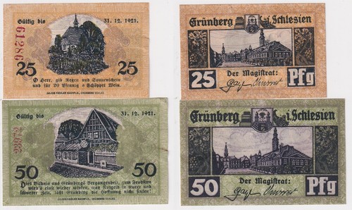 Banknoten notgeld stadt - banknoten,