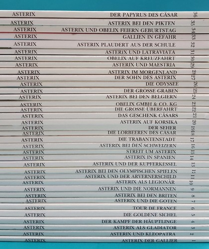 Alle asterix bände - alle, 1-38
