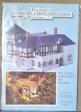Reimers Modellbaubogen "Villa Hartfried im Taunus" Maßstab 1:87