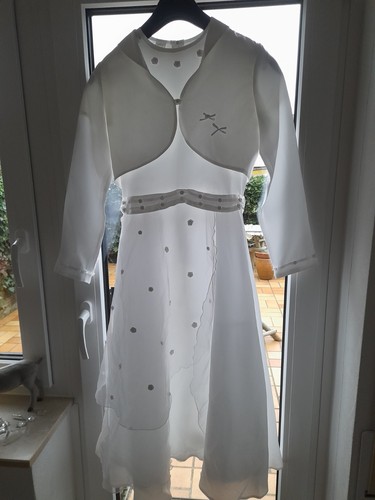 Kommunionkleid mit kopfschmuck - kommunionkleid,