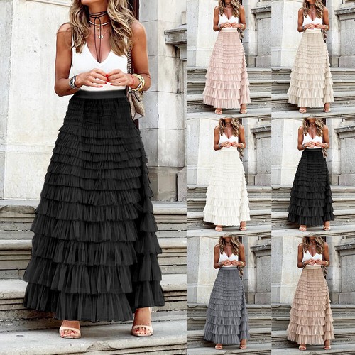 Damen maxirock tutu tüllrock - damen,