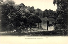 Ak Bad Wilhelmshöhe Kassel in Hessen,  Roseninsel, Landschaft mit... - 4835003