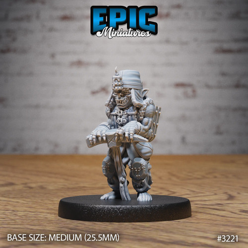 Miniature steam goblin - d&d,