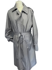 S1  Street by kappahl     Herren-Trenchcoat gefüttert, lang, Größe XL , grau