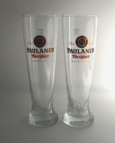 Paulaner weißbier bierglas - weißbier, 2