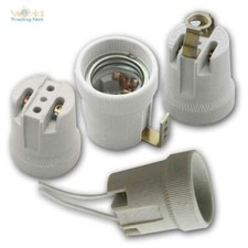 E27 Lampenfassungen aus Keramik, E-27 Schraubsockel-Fassung, Keramikfassung 230V
