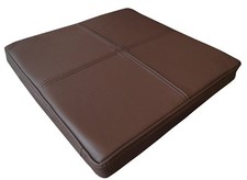 Braun Sitz Kissen Lederkissen