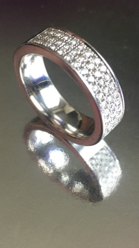 Platin ring 950 mit - platin,