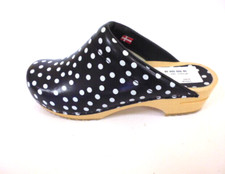 SCHUHE DAMENSCHUHE ORIGINAL HOLLAND CLOGS  Echtleder SCHWARZ Gr. 40 ( 6,5 )