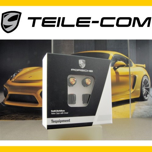 Porsche ventilkappen schwarz - porsche,