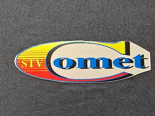 Vintage stv comet aufkleber - stv,