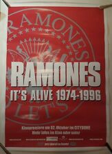 RAMONES It's Alive 1974-1996 Poster 80 x 60 cm DIN A1 | New York Punkrock