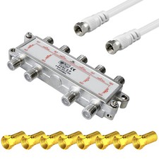 8-fach SAT Verteiler + 8