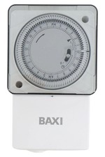 BAXI 720971401 analoge Zeitschaltuhr 24h Timer Heizung Kessel Weiß