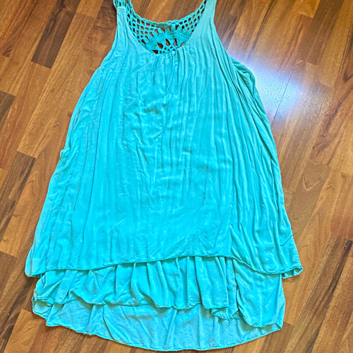 Damen strandkleid türkis - damen,