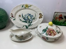 3 X 🌺  Villeroy und Boch Porzellan BOUQUET Set Terrine Fleischplatte Saucier 🌺