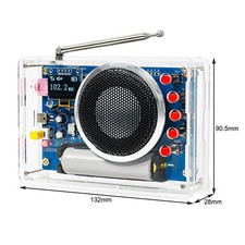 UKW-Radio selber bauen mit für OLED-Display und Energieeffizienzfunktionen