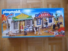 PLAYMOBIL 4398-WESTERNSTADT-SCHERIFF+BANK!NEU&OVP!