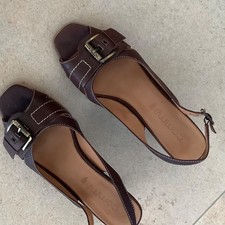 Slingback aus leder marke - aus,
