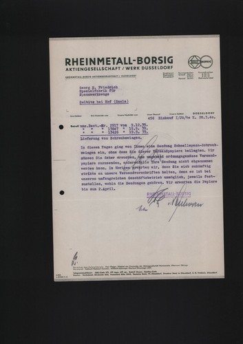 Düsseldorf brief 1940 - dÜsseldorf,,