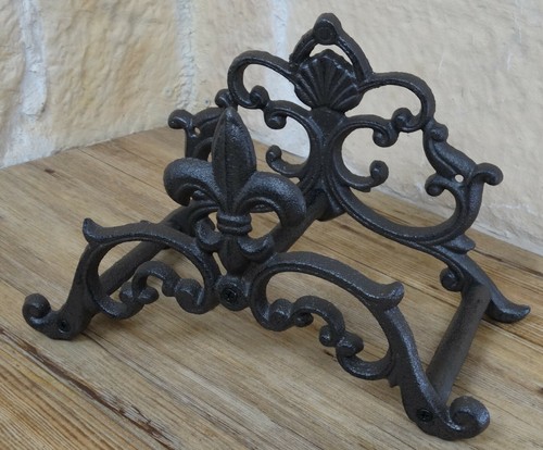 Schlauchhalter gusseisen braun - gusseisen,