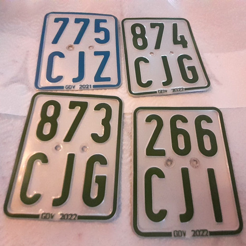 Nummernschild mofa - mofa, /