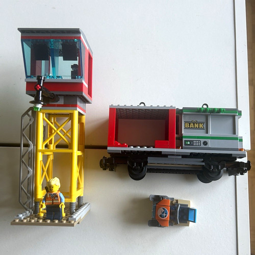 Lego zugwaggon bank mit - zugwaggon, „bank“