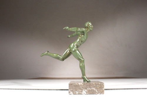 Zieleinlauf art deco - zieleinlauf, figurine