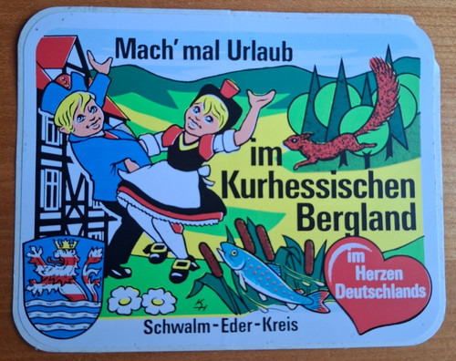 Aufkleber schwalm eder - aufkleber, "schwalm-eder-kreis