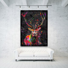 ACRYLGLAS WANDBILD GLASBILD HIRSCH NATUR KUNST BILDER TIER ABSTRAKT POSTER 