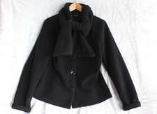 BORIS Industries Damen Fleece Jacke Gr 44 46 XXL in schwarz mit kuscheligem Krag