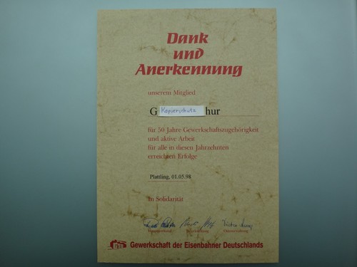 Urkunden und pin für - pin, 40