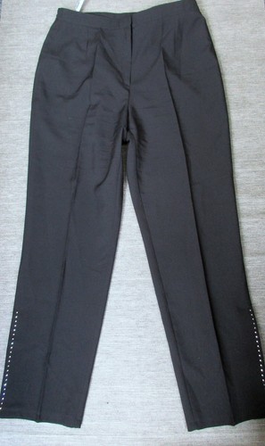 Schwarze damenhose mit strass - damenhose,